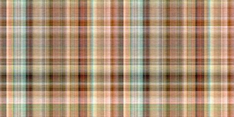 Tartan seamless border. Traditional gingham texture for natural trendy trim. 