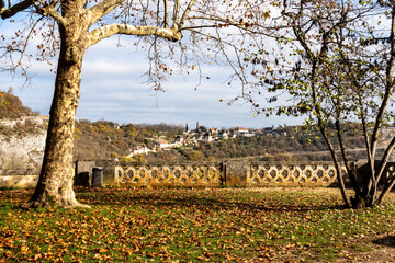 Rocamadour is old medieval town, Perigord Noir in Dordogne, France.