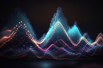 technology background. Generative Ai