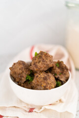 Oven Baked Meatballs