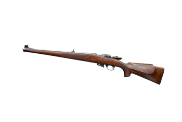 hunting rifle transparent