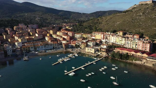 the beautiful landscape of porto ercole in maremma tuscany