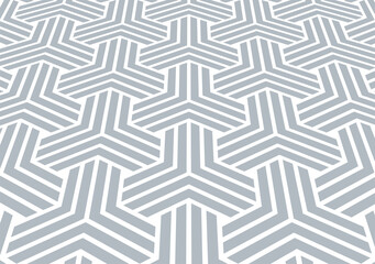Abstract geometric pattern with stripes, lines. Modern vector background. White and gray ornament. Simple lattice graphic design