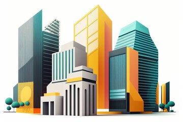 City Scape: A Minimalistic Look at Modern Office Architecture