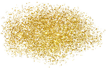 gold glitter transparent background