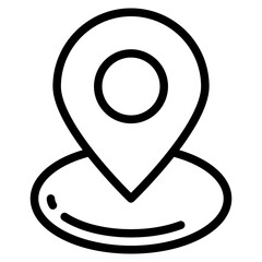 Fototapeta premium location icon