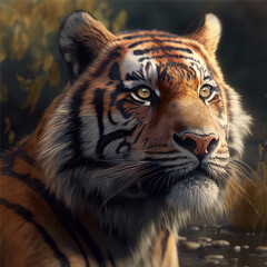 A tiger portrait