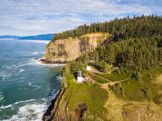 Cape Mears Lighthouse Pacific West Coast Oregon United States