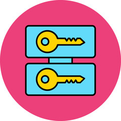 Mold Multicolor Circle Filled Line Icon