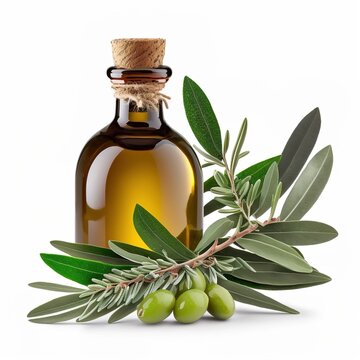 leaf olive bottle food oil ingredient green healthy fruit organic vegetarian fresh cooking plant vegetable nature mediterranean Generative AI