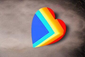 rainbow heart, protest symbol