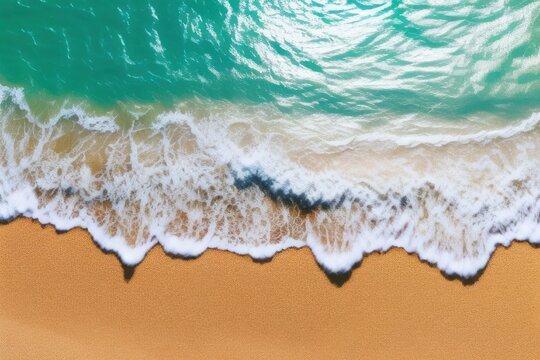 blue and white waves on the sea © m