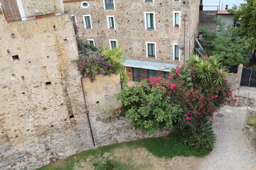 Fototapeta na wymiar Castello Angioino Aragonese in Agropoli, Campania Italy