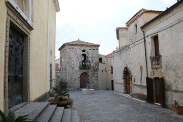 Piazza Umberto in Agropoli, Campania Italy