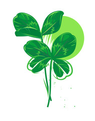 Shamrock, clover leaves for St. Patrick's Day