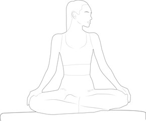 person in yoga pose