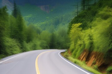 road in the forest