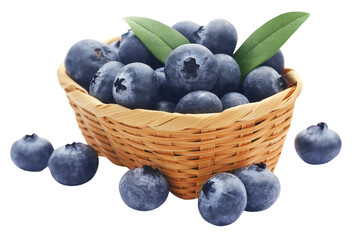 Group of fresh blueberries