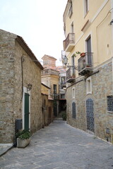 Fototapeta na wymiar Old town of Agropoli, Campania Italy