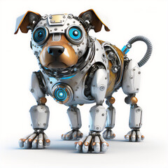The robot dog illustration captures the essence of innovation