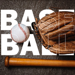baseball and glove
