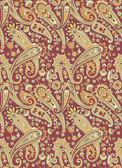 Seamless traditional Indian motif