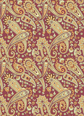 Seamless traditional Indian motif