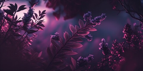purple Illustration landscape