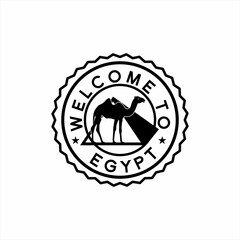 Welcome to Egypt stamp design.