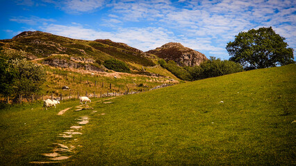 Snowdonia National Park in Wales, UK