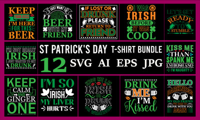 St Patrick's day T-shirt Bundle