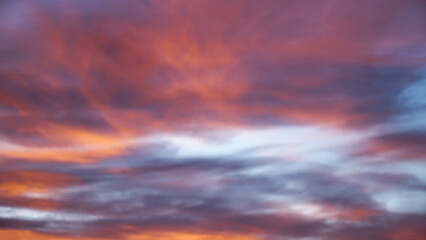  Colorful defocused sunrise sky nature background  
