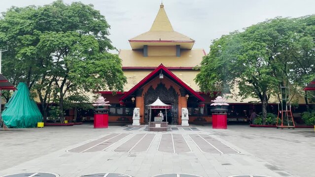 Chinatown or Chinese Village in Surabaya, a city area outside the Chinese area where the majority of residents are ethnic Chinese.