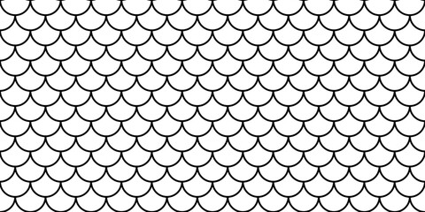 Scale seamless pattern. Fish background. Repeated pattern skin fishs. Repeating scaled dragon or scallop texture. Squama shape printsnake. Repeat fishscale lattice. Design prints. Vector illustration