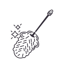 cleaning duster icon