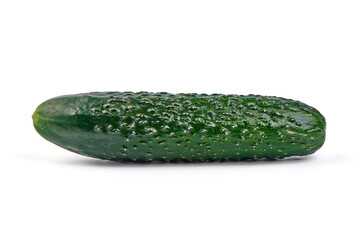 Cucumbers, isolated on white background. High resolution image.