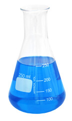 Conical flask with chemical