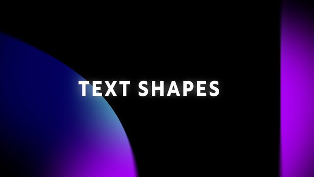 Text Shape Titles