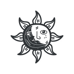 sun and moon esoteric colorless