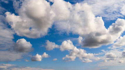 blue sky with clouds