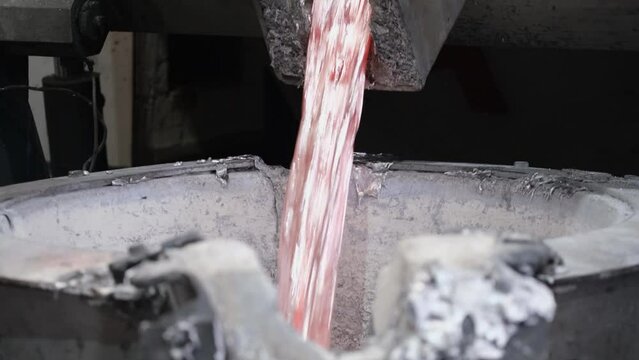 Aluminium casting at the aluminium foundry