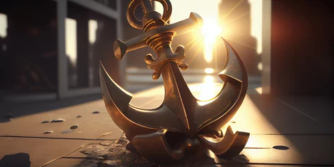 Poster An anchor illuminated by sunlight © Ewerton