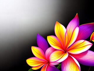 Fototapeta premium floral design illustration - generative ai image