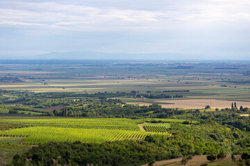 View from Fruska Gora in Novi Sad, Vojvodina, Serbia