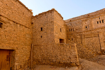 Villaggio Berbero fortificato nella regione predesertica del sousse Massa, Marocco