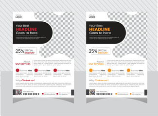 Flyer template design