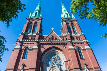 Fototapeta na wymiar Church of Helsinki in Finland