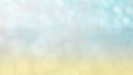 Blurry sea water and sand on beach light bokeh abstract defocused natural background with copy space. © Elena