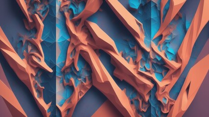 abstract colorful background - generative ai illustration