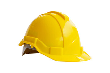 yellow hard hat, safety helmet - obrazy, fototapety, plakaty